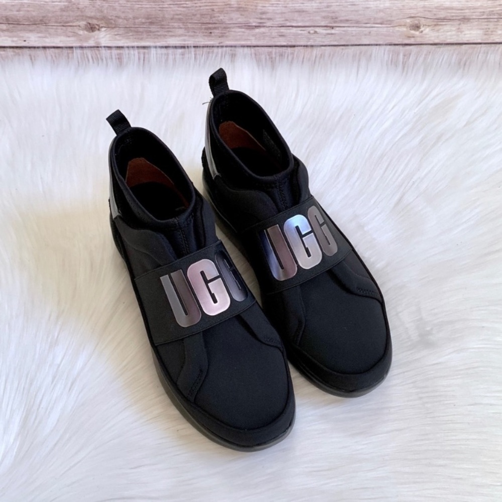 UGG Neutra Metallic Black Sneakers - Picture 3 of 8